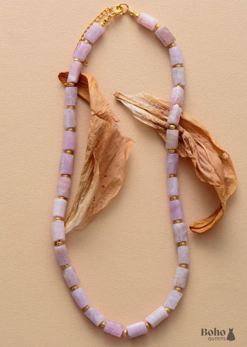 Boho Necklace, Apatite Lariat Chokers Necklace